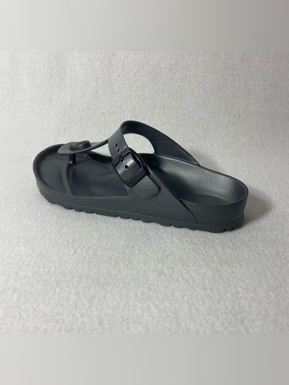 Birkenstock Sandals Gizeh Eva Gray Rubber Thongs Size EU 36 US 5.5-6 NWOB
